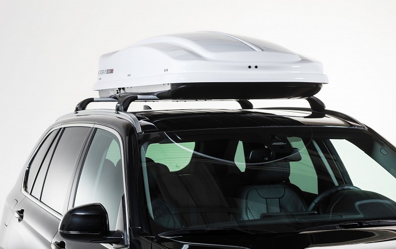 White car roof boxes