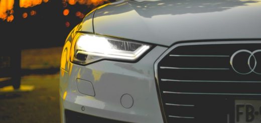 LED car bulbs on Audi